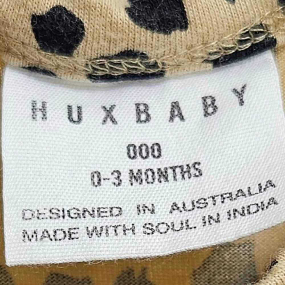 Huxbaby Australia Cheetah Print Graphic 